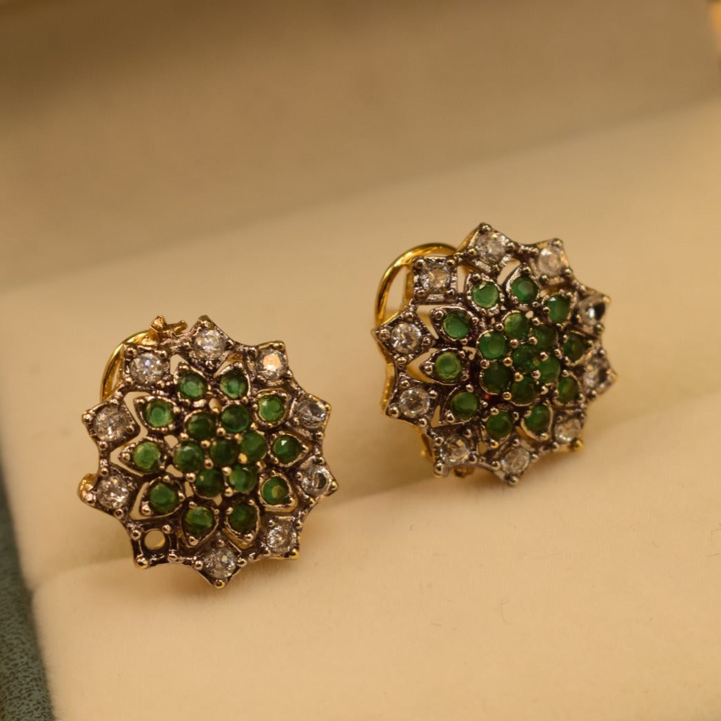 Elegant Design Real Zircon Stone Jarao Earrings For Girls/women.