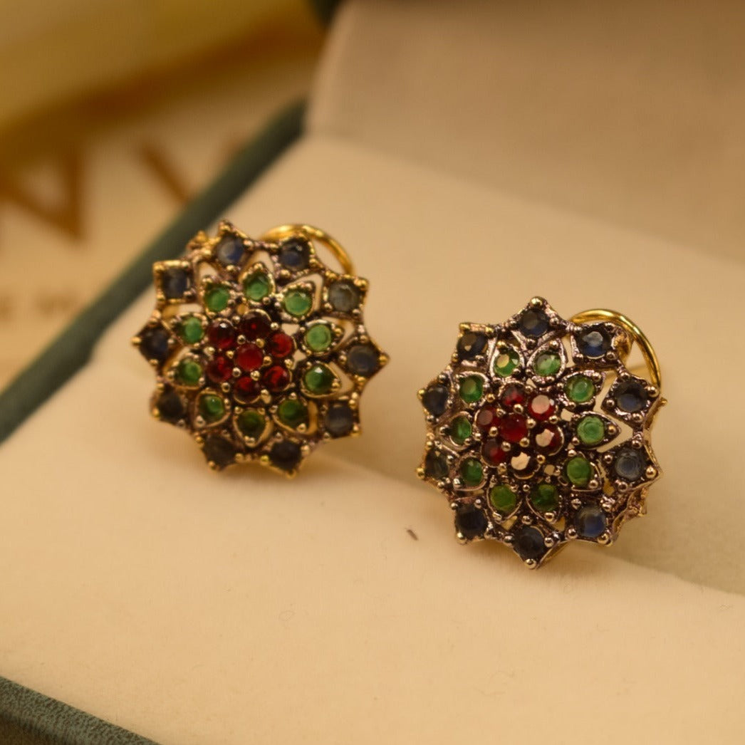 Elegant Design Real Zircon Stone Jarao Earrings For Girls/women.