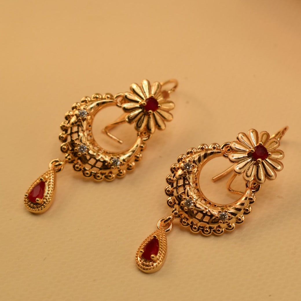 Elegant Design Real Stone Earrings For Girls/women.