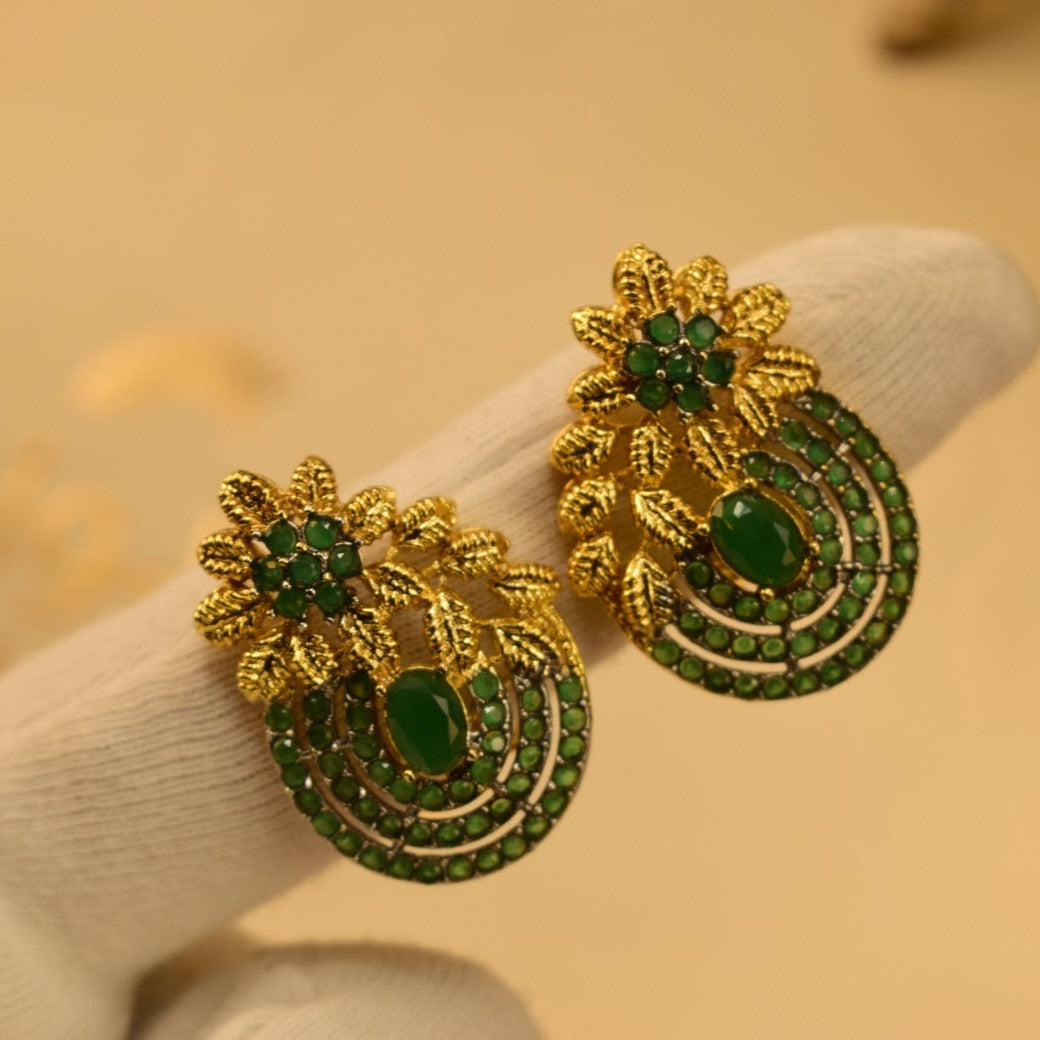 Elegant Design Gold Plated Earrings For Girls/women