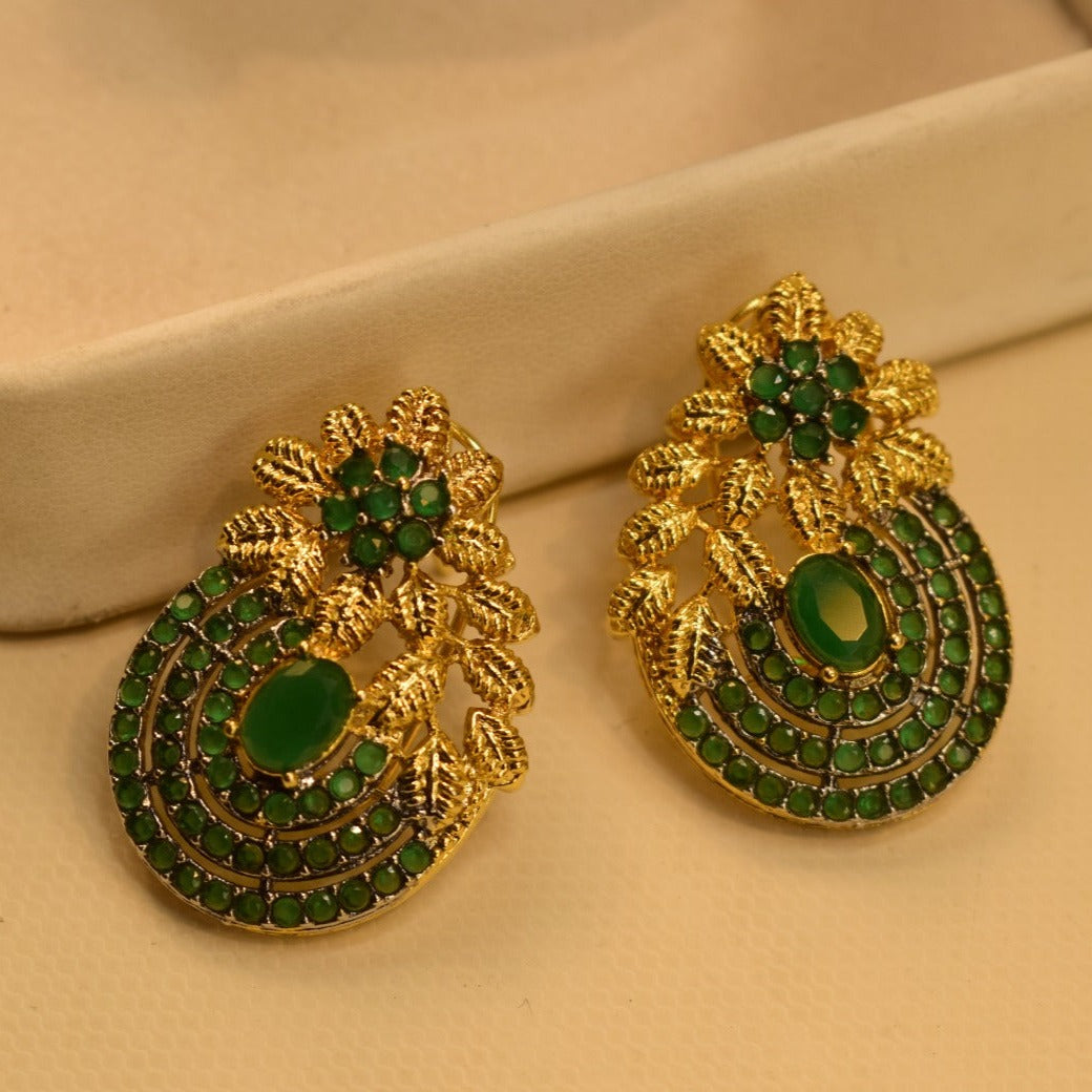 Elegant Design Gold Plated Earrings For Girls/women