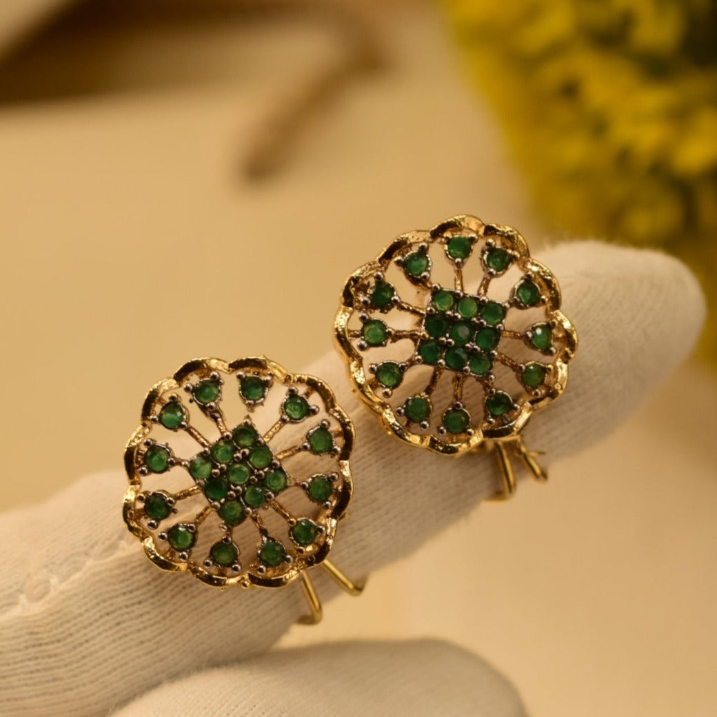 Elegant Design Gold Plated Earrings For Girls/women