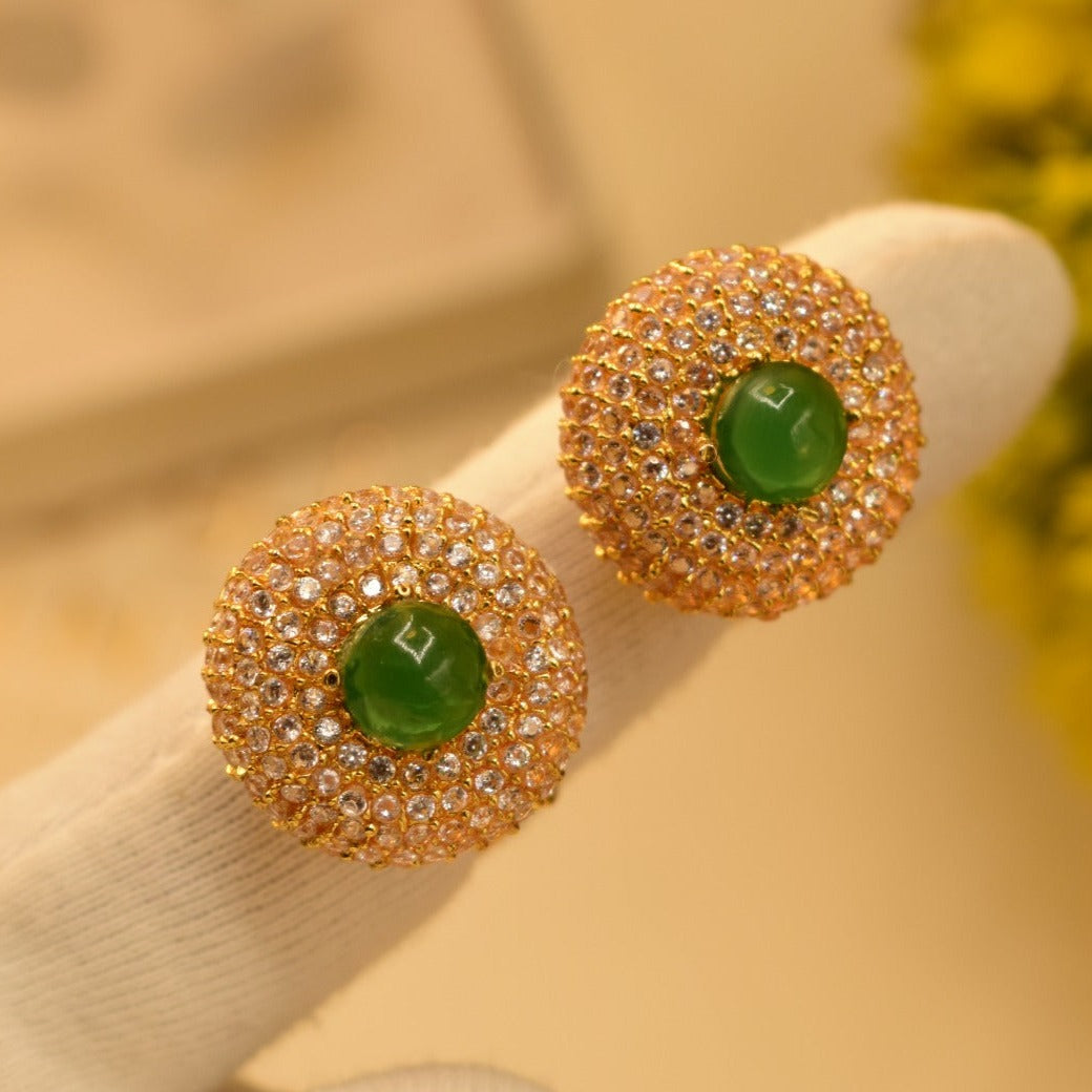 Elegant Design Gold Plated Earrings For Girls/women