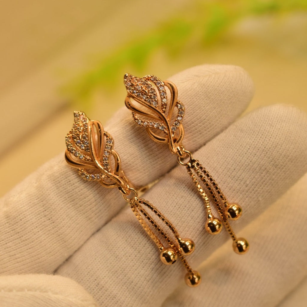 Elegant Design Real Stone Earrings For