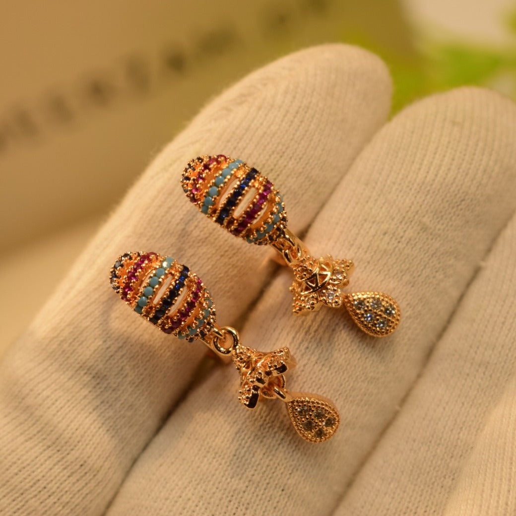 Elegant Design Real Stone Earrings For Girls/women.