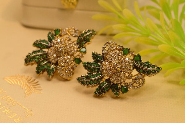 Stylish Real Stones Design Earrings For Girls/women