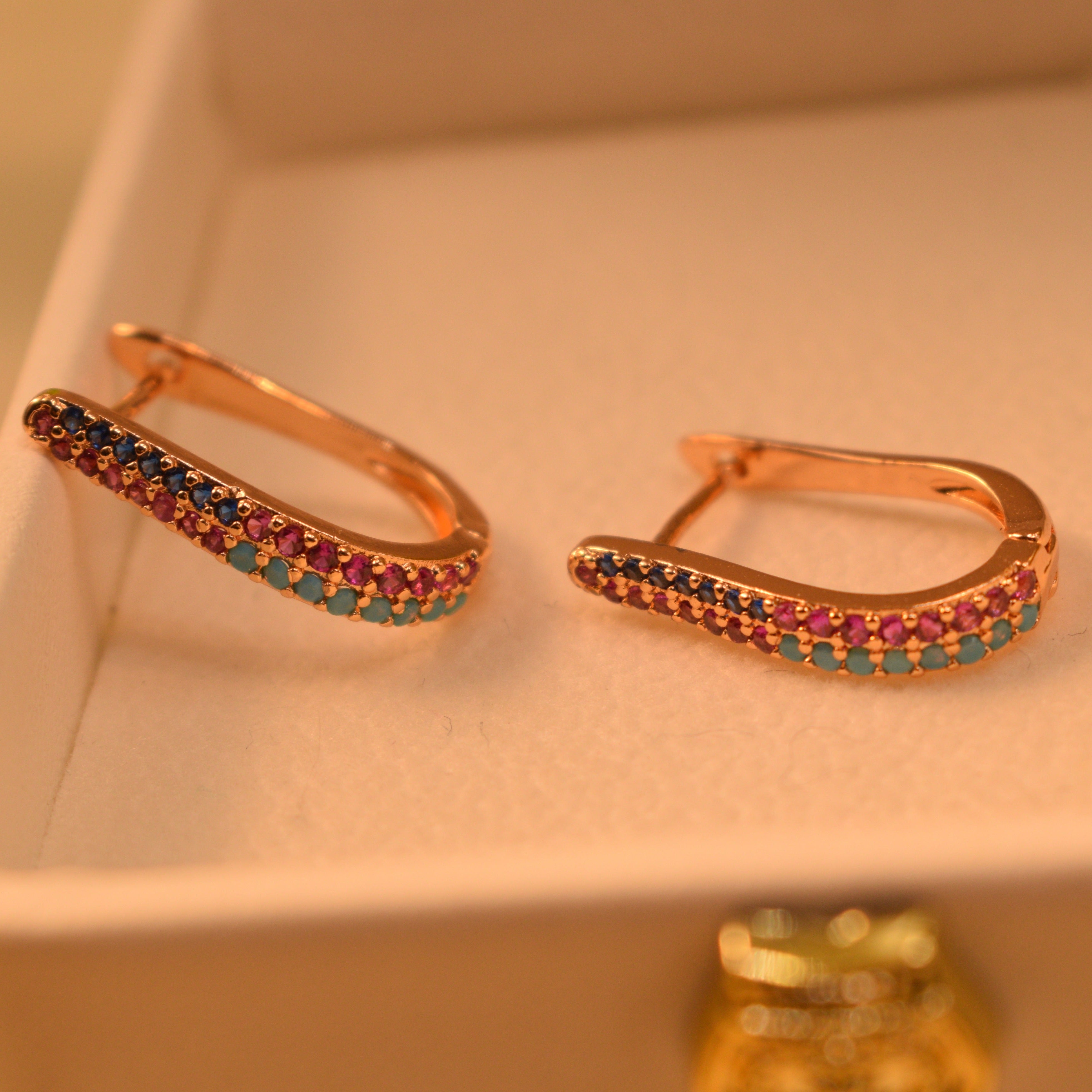 Beautiful Real Stones Earrings For Girls/women