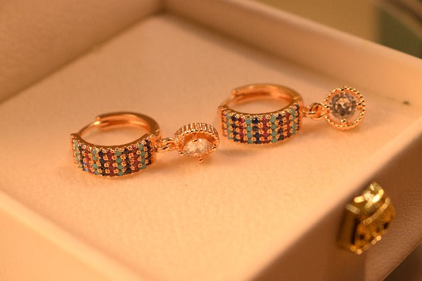 Stylish Multi Stones Earrings For Girls/Women