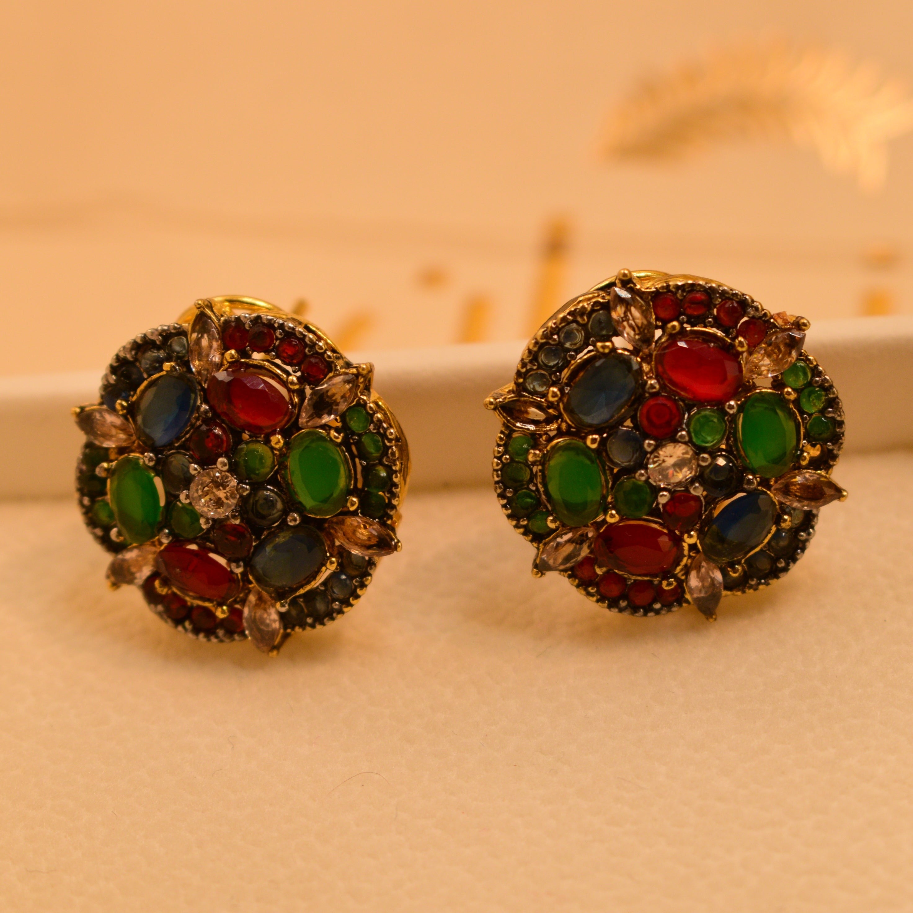 Sophisticated Gold Plated Earrings For Girls/women