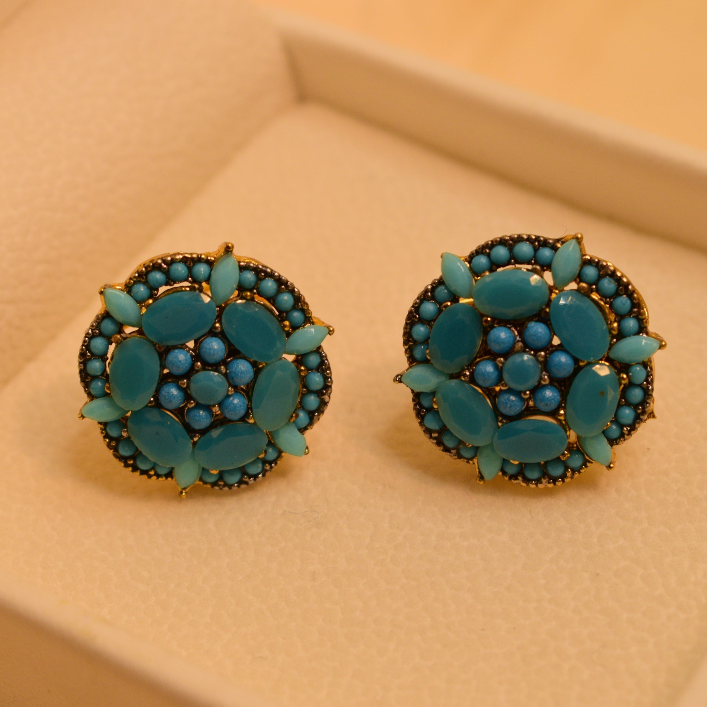 Sophisticated Gold Plated Earrings For Girls/women