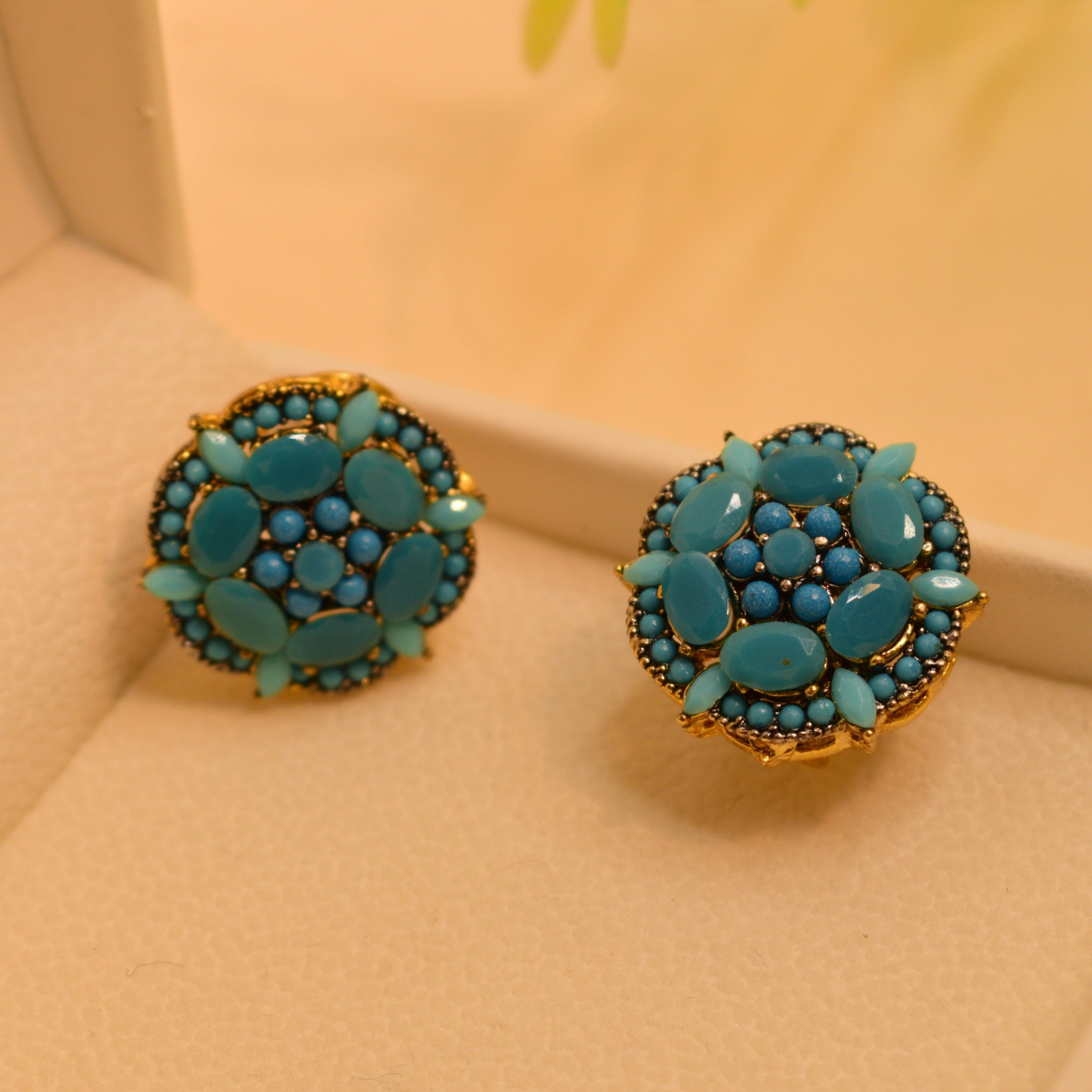 Sophisticated Gold Plated Earrings For Girls/women