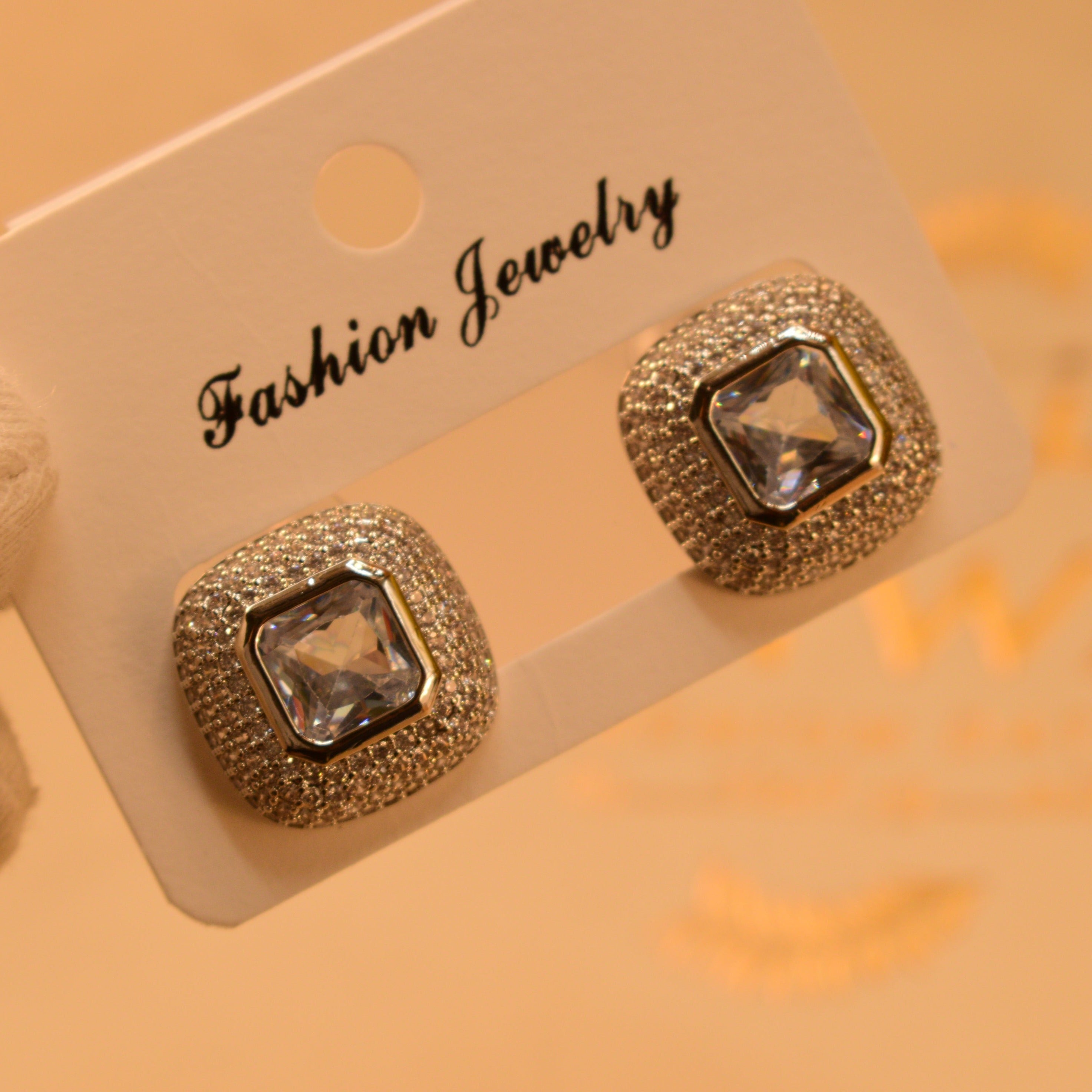 Stylish Coated Zircon Jarao Earrings For Girls/Women