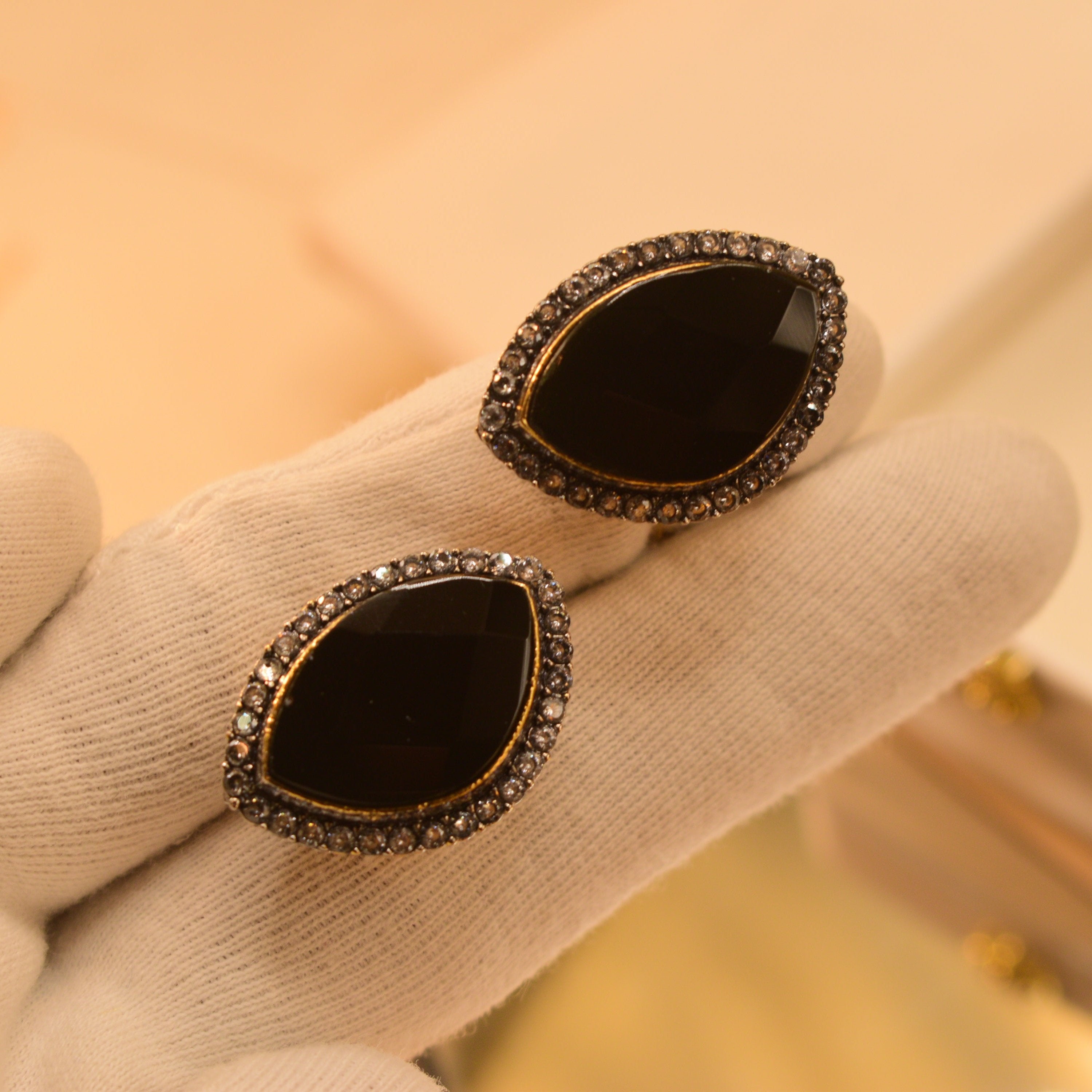 Beautiful Fancy Big Stone Earrings For Girls/women