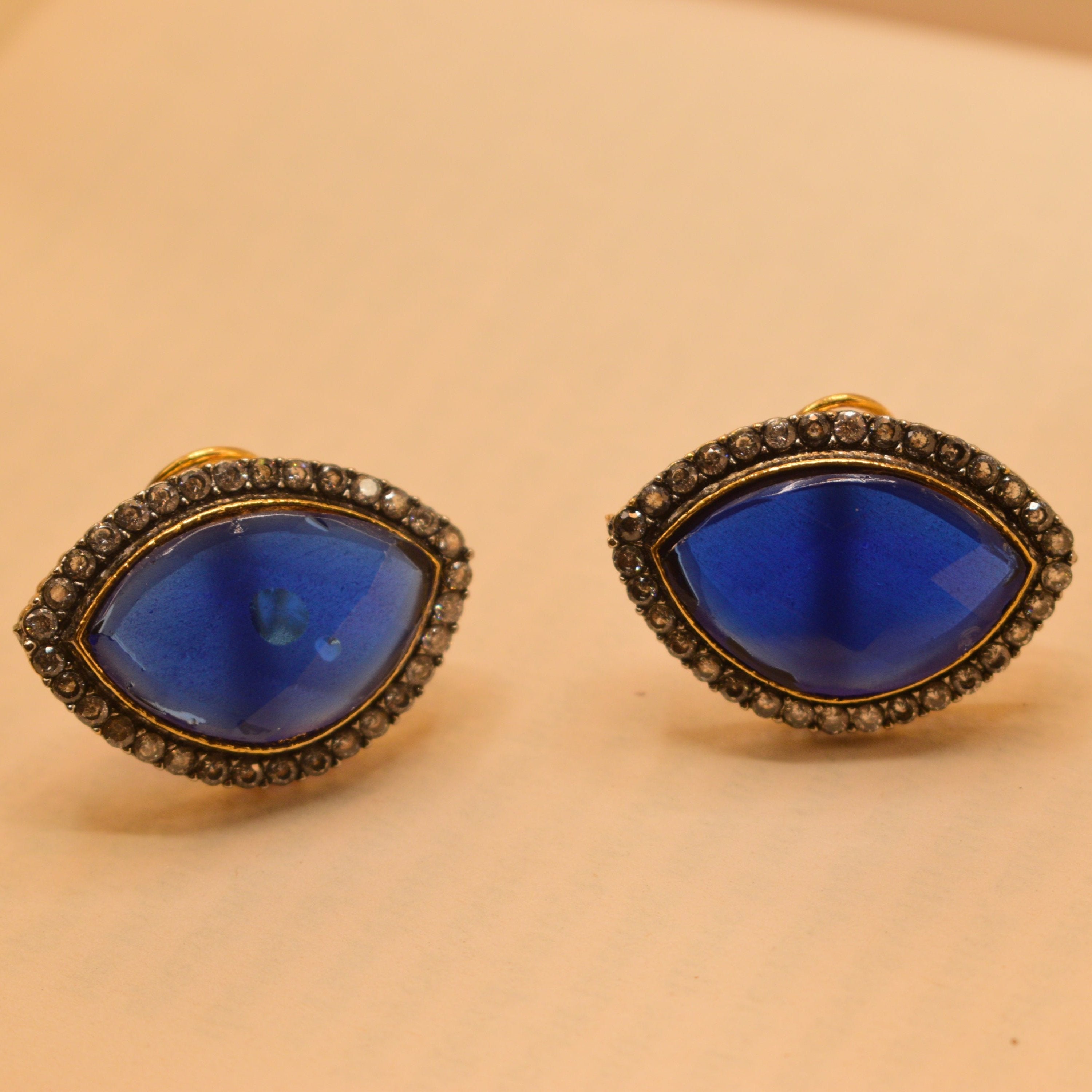 Beautiful Fancy Big Stone Earrings For Girls/women