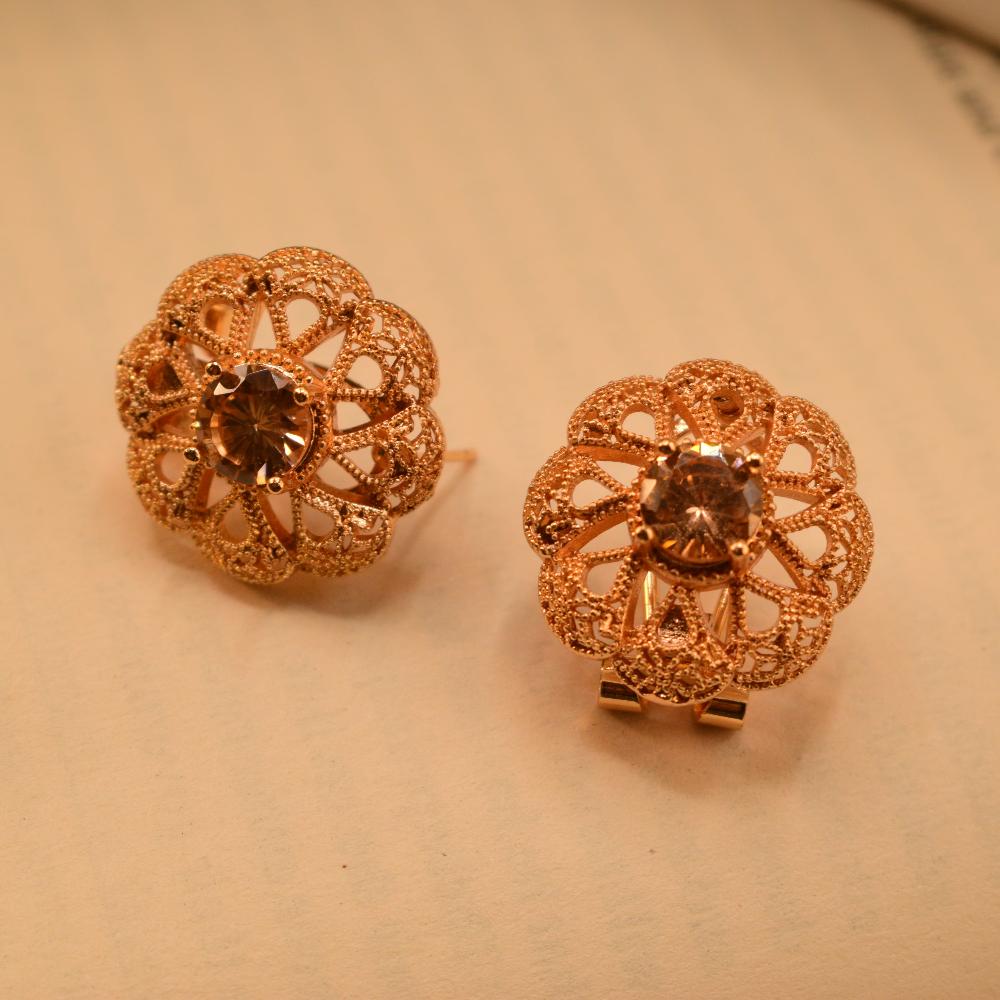 Luminous Elegant Big Stone Earrings For Girls/women