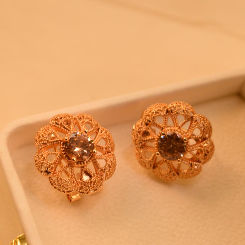 Luminous Elegant Big Stone Earrings For Girls/women
