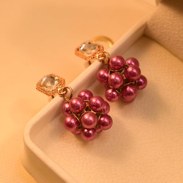 Gorgeous Luxury Design Real Stone Earrings For Girls/women