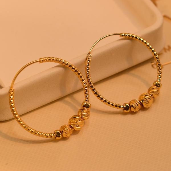 Stylish Unique Design Gold Plated Earrings for Girls/Women