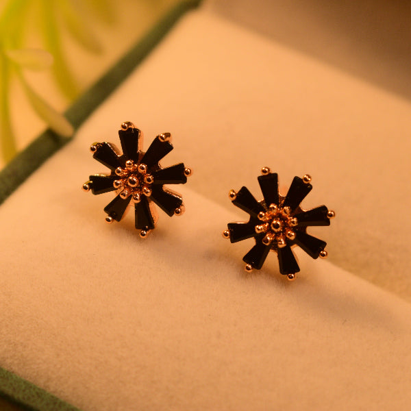 Beautiful Unique Design Gold Plated Real Stones Earrings for Girls/Women