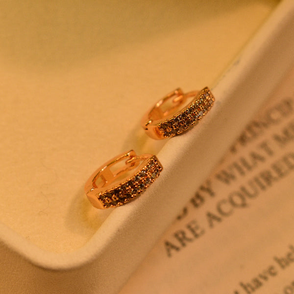 Unique Design Gold Plated Real Stones Earrings for Girls/Women