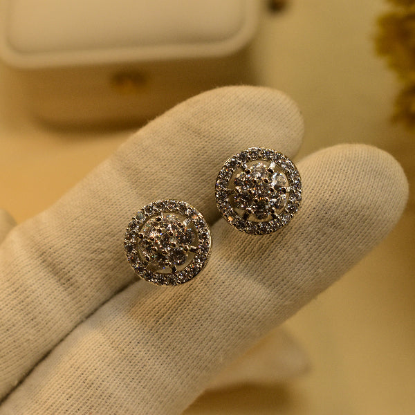 Elegant Design Silver Plated Real Stones Tops For Girls/women