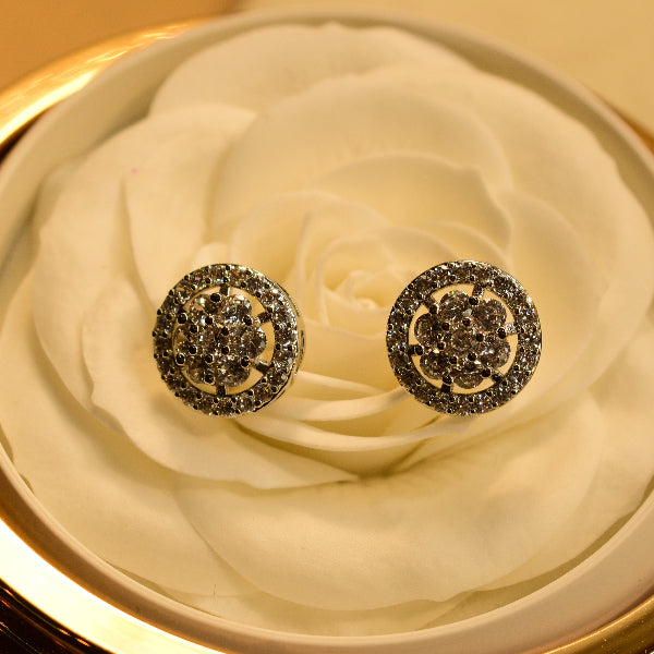 Elegant Design Silver Plated Real Stones Tops For Girls/women