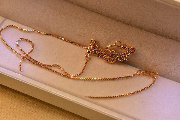 Glamorous Design Gold Plated Crystal Stones Pendant for Girls/Women