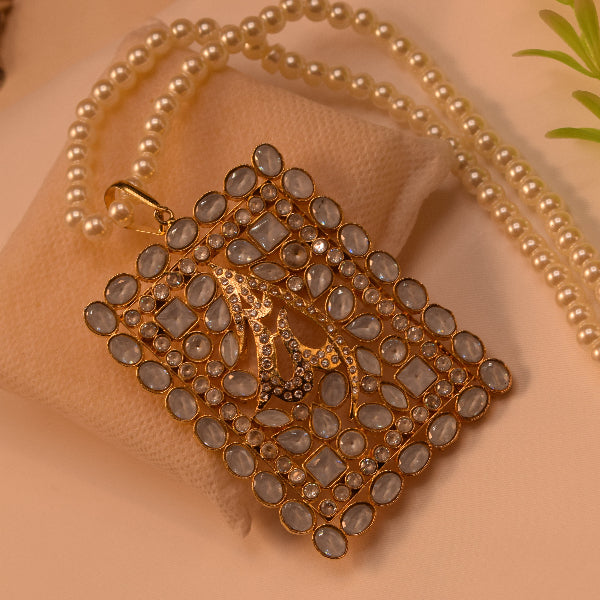 Gorgeous Design Gold Plated Crystal Stones Pendant for Girls/Women