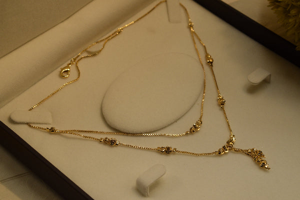 Dazzling Unique Design Gold Plated Pendant for Girls/Women