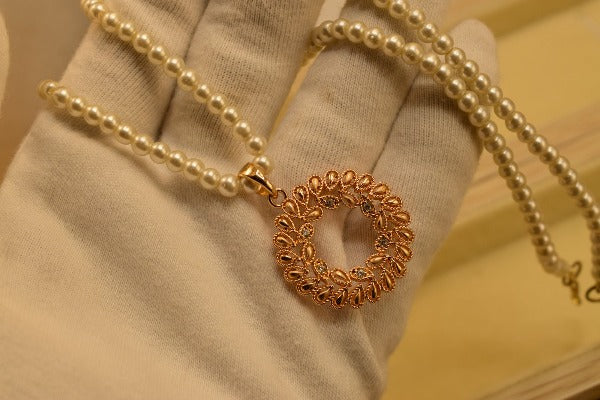 Fancy Gold Plated New Stylish Mala Chain for Girls/Women