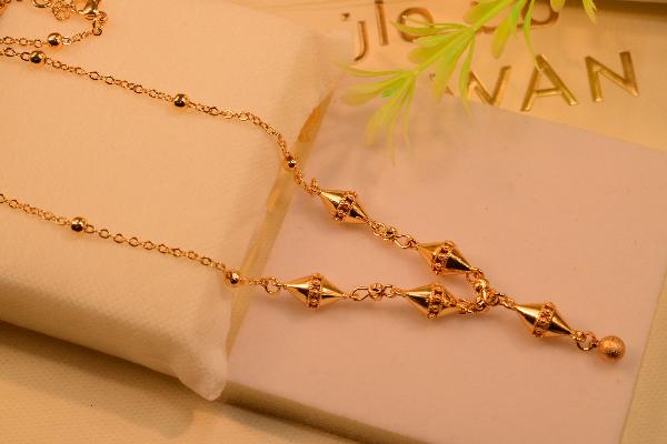 Gorgeous Fancy Design Gold Plated Mala for Girls/Women