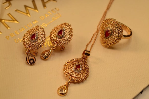 Latest gold locket sales set designs