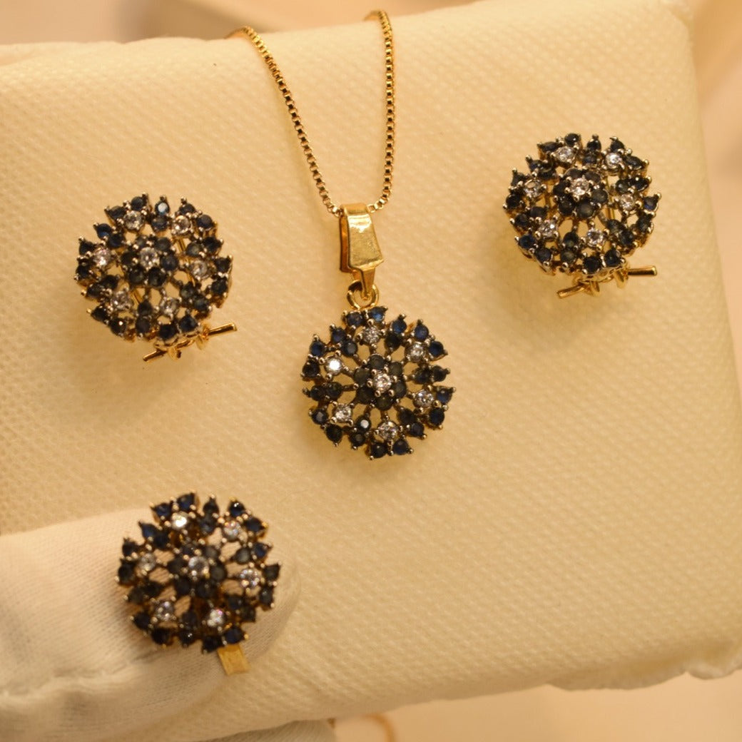 Elegant Fancy Golden Necklace Set for Girls/Women