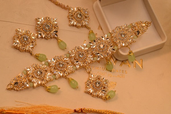 Beautiful Real Stone Choker Set for Girls/Women