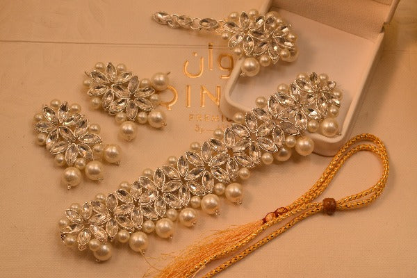 Stylish Real Stone Choker Set for Girls/Women