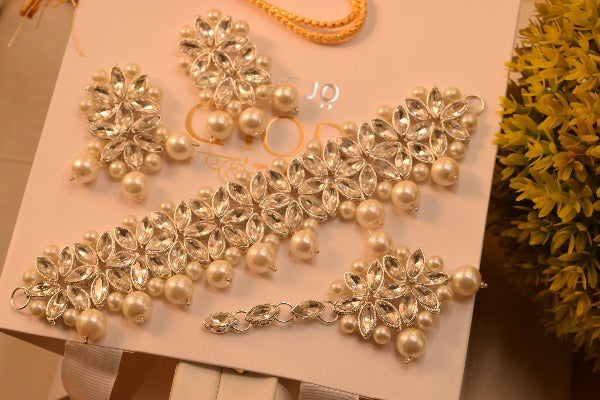 Stylish Real Stone Choker Set for Girls/Women