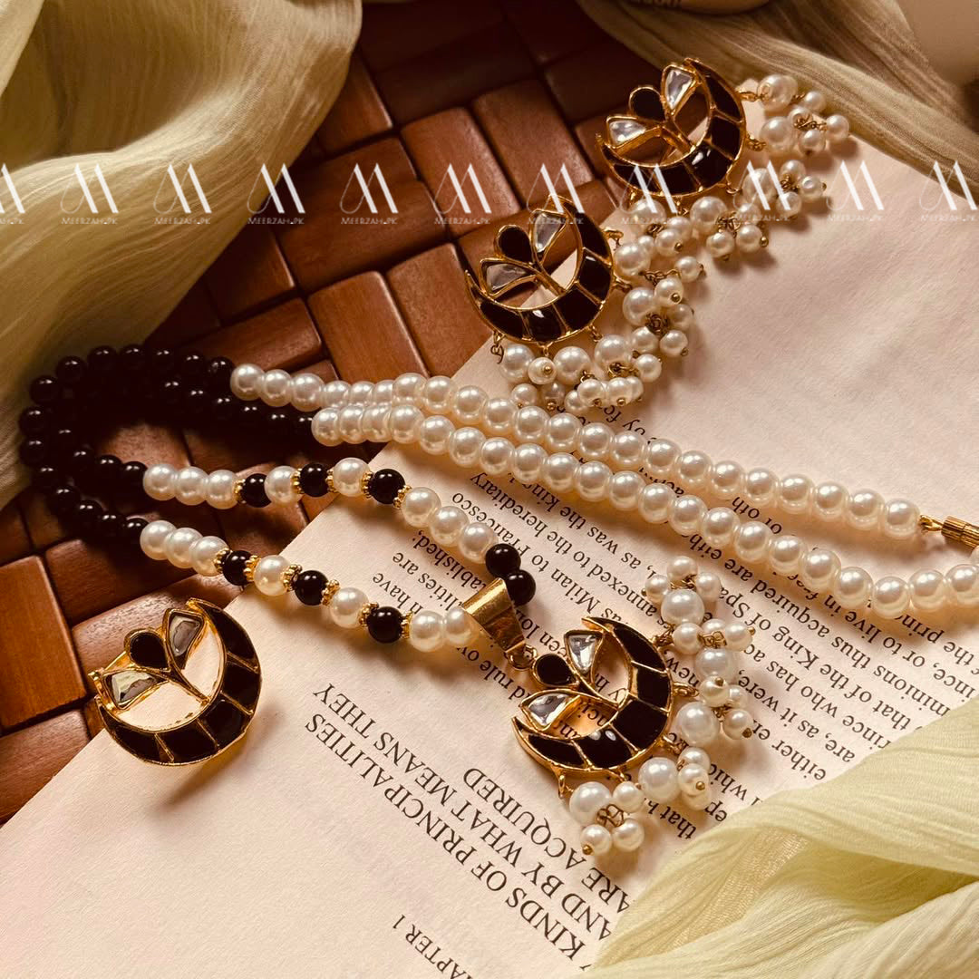 24K Gold Plated Real Zircon Stones Jarao Choker Set for Girls/Women