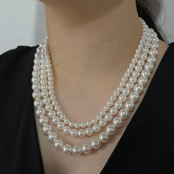 Elegant Unique Design Pearls Necklace for Girls/Women