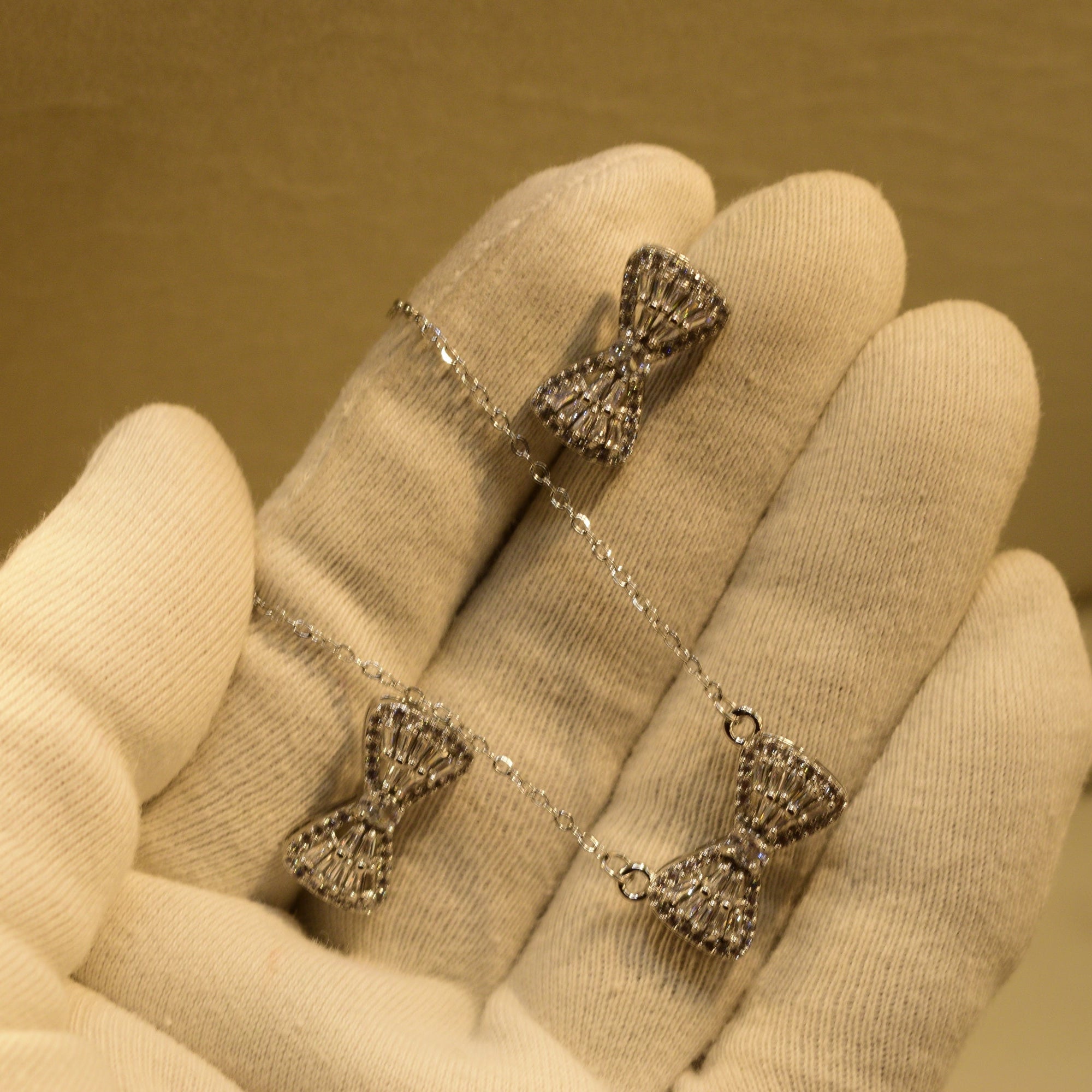 Luxury Unique Design Crystal Stones Necklace Set for Girls/Women