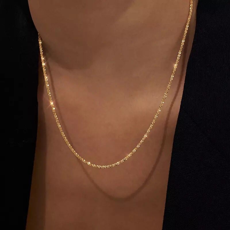 18K Gold Plated Stylish Chain for Girls/Women