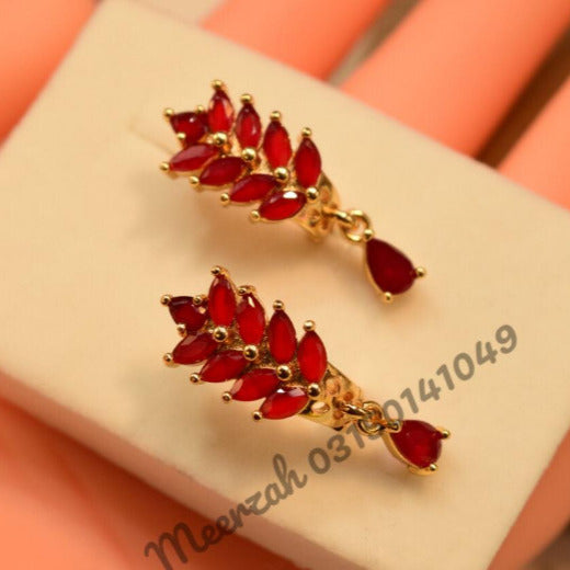 Stylish maroon Earings for Girls/Women - Meerzah