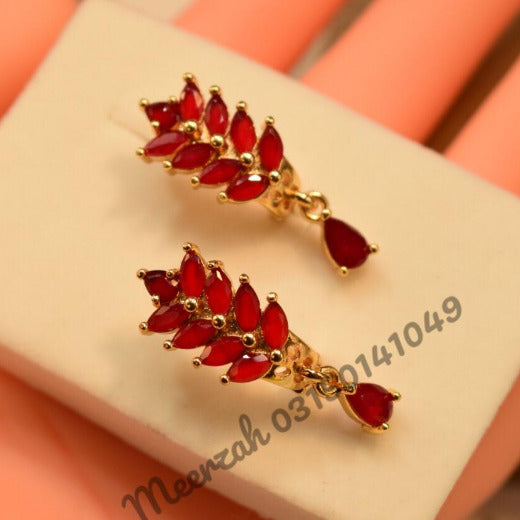 Stylish maroon Earings for Girls/Women - Meerzah
