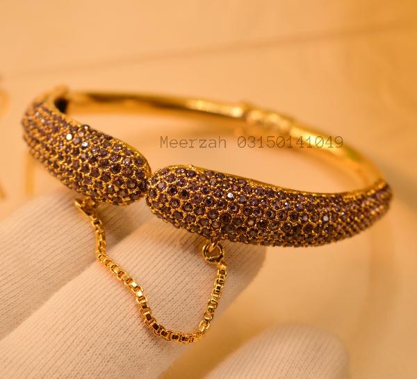 Gorgeous Luminous Real Stones Bangle for Girls/Women