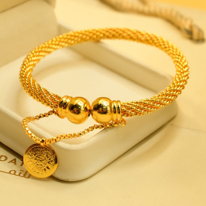 Charming Unique Design Gold Plated Bangle for Girls/Women