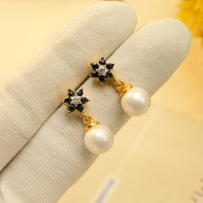 Gorgeous Design Gold Plated Crystal Stones Earrings For Girls/women
