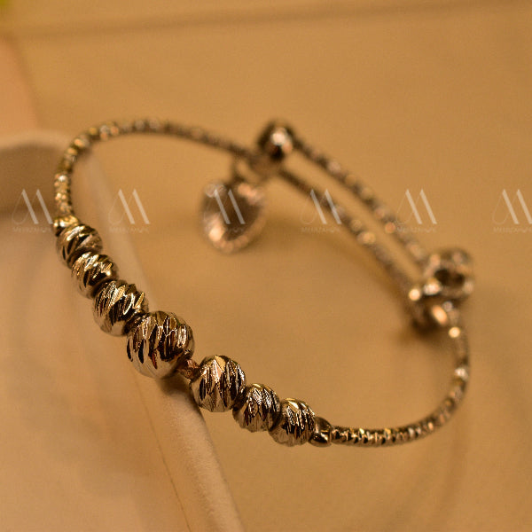 Fancy Design Silver Plated Bracelet for Kids