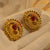 Elegant Design Golden Multicolour Stones Earrings For Girls/women.