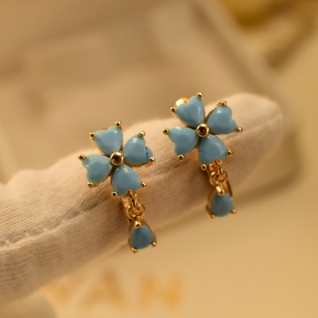 Elegant Design Gold Plated Earrings For Girls/women