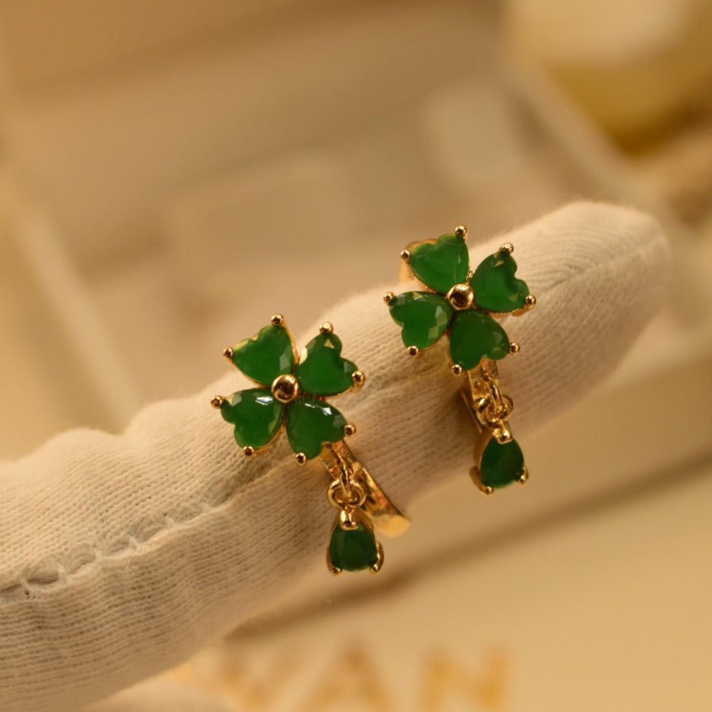 Elegant Design Gold Plated Earrings For Girls/women