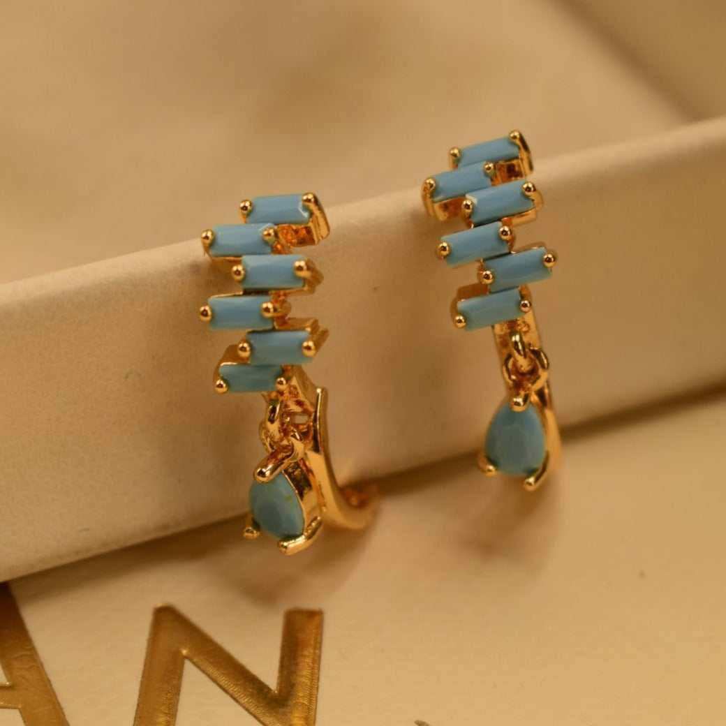 Elegant Design Gold Plated Earrings For Girls/women